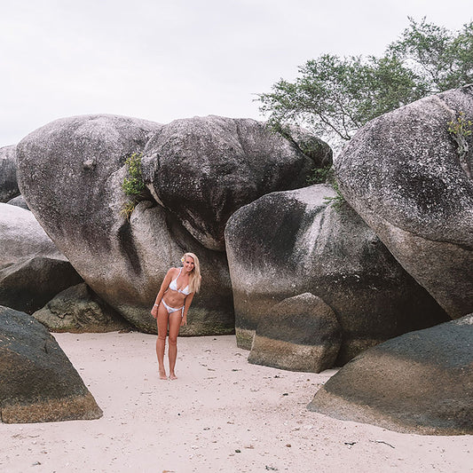 Triangle Bikini Set-Lovely Lavender