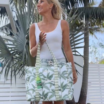 Striped Beach Bag-Sumatra