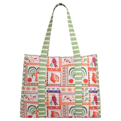 Striped Beach Bag-Jamaica