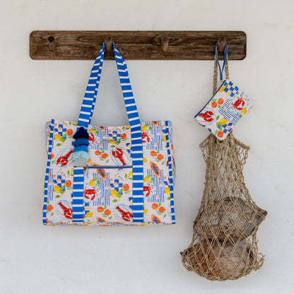Striped Beach Bag-La Mer