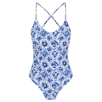 Cross Back One Piece-Isola Bella