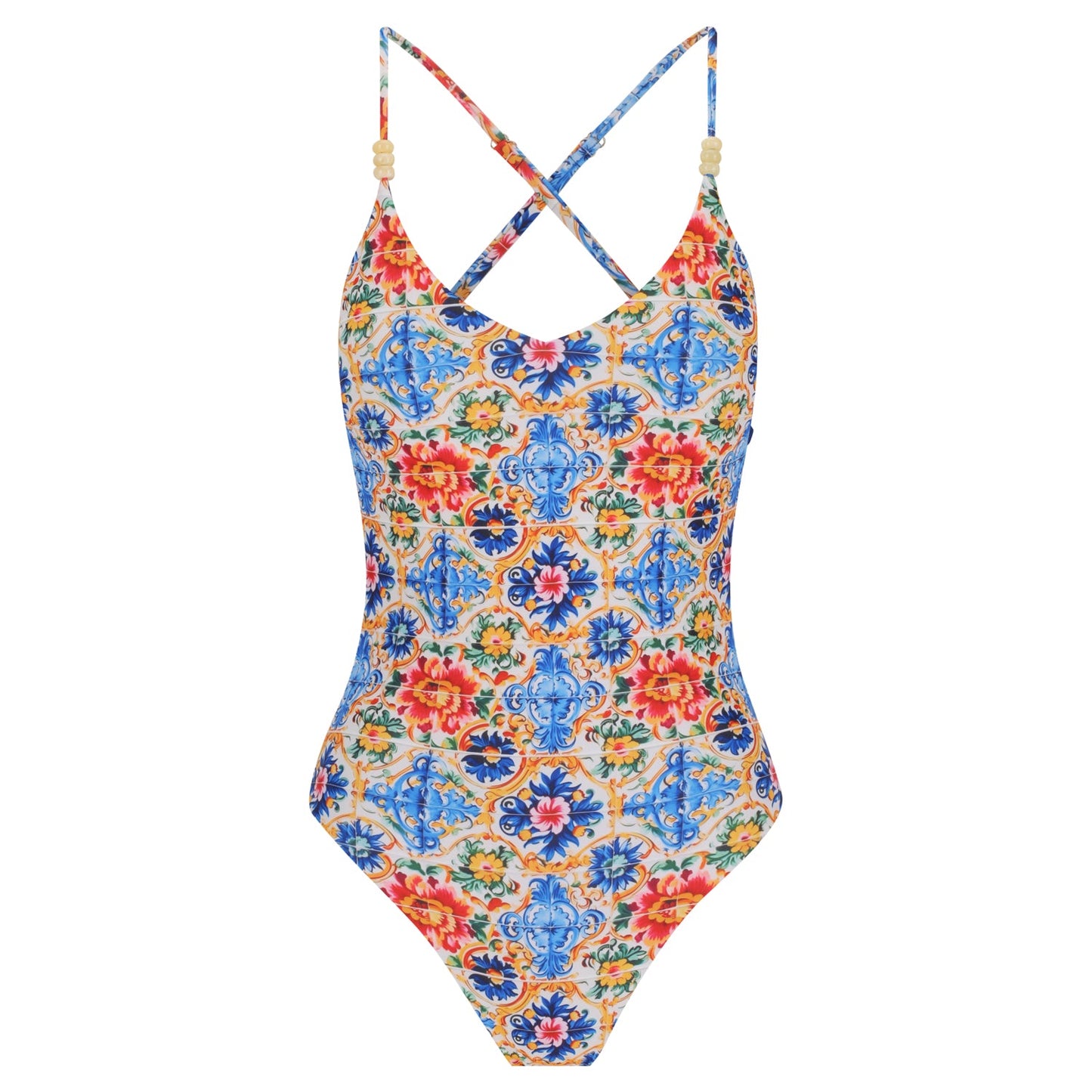 Cross Back One Piece-La Dolce Vita