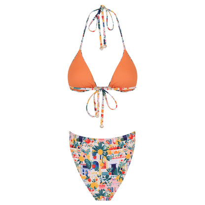 Triangle Bikini Set-Cinque Terre