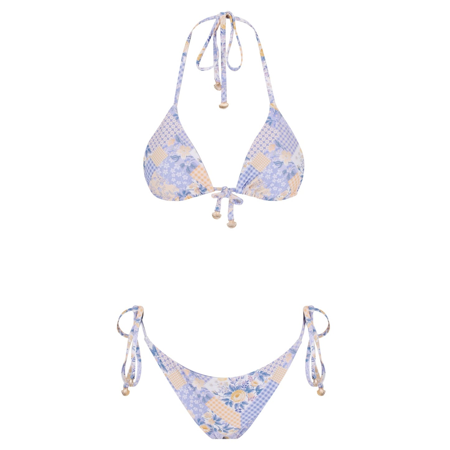 Triangle Bikini Set-Lovely Lavender