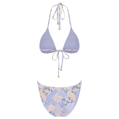 Triangle Bikini Set-Lovely Lavender