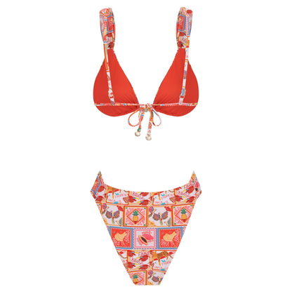 Ruched Bikini Set-Coco Brazil