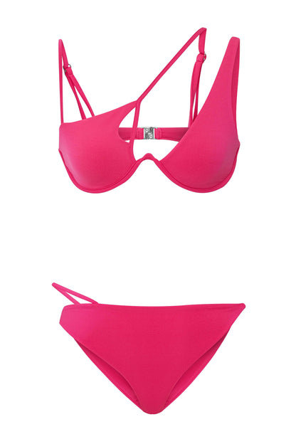 JENDUE Arlo Asymmetric Bikini | Swimwear (6 Colors)
