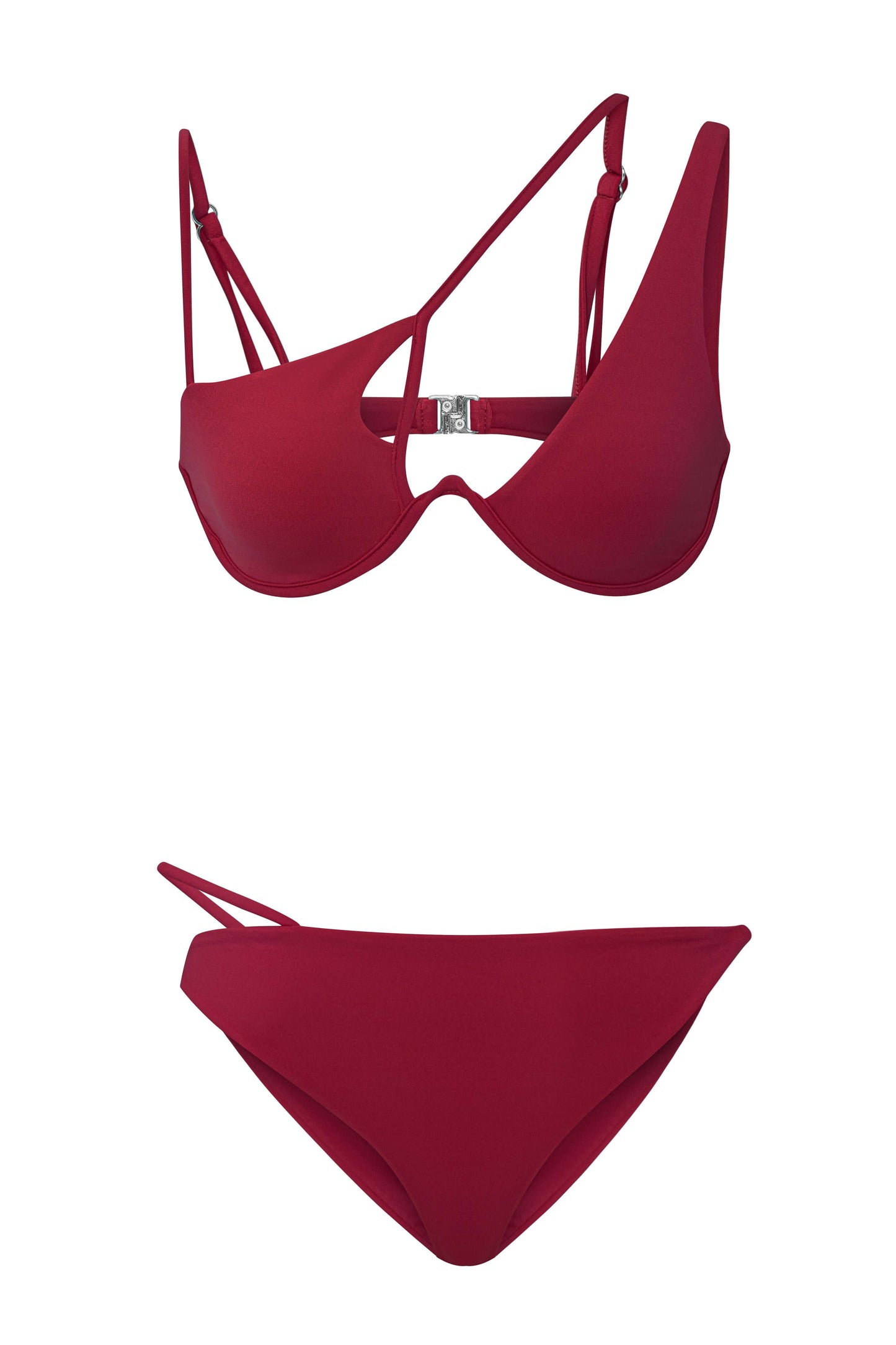JENDUE Arlo Asymmetric Bikini | Swimwear (6 Colors)